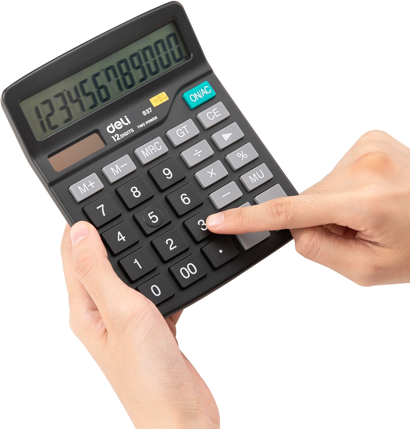 Desk Calculator 12 Digits Deli 149x120x50mm · Stationery