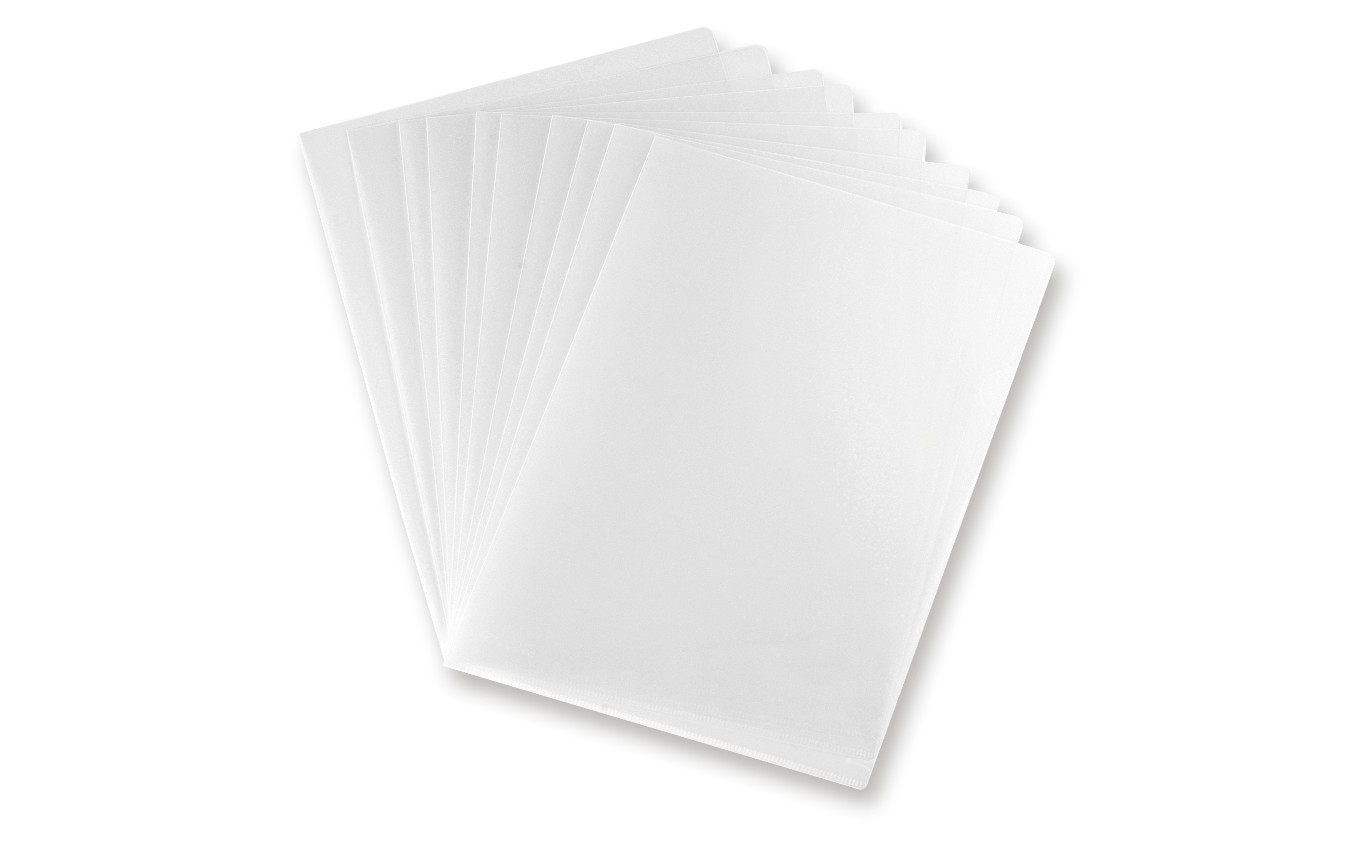 File Cover Transparent Deli Stationery A4 · Stationery