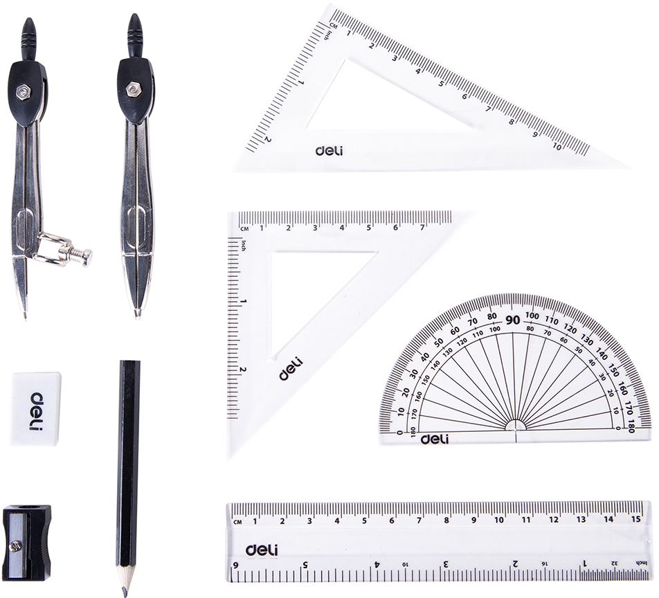 Geometry Set Deli · Stationery