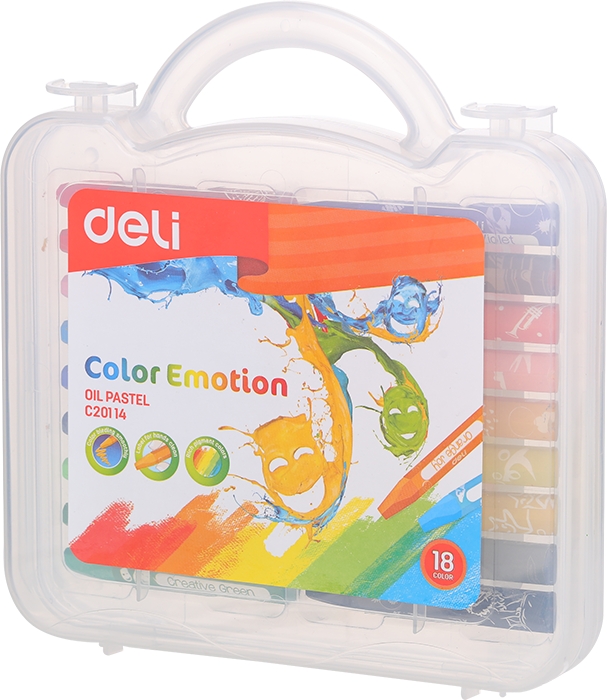 Download Oil Pastel Deli Color Emotion 18 Colors · Stationery