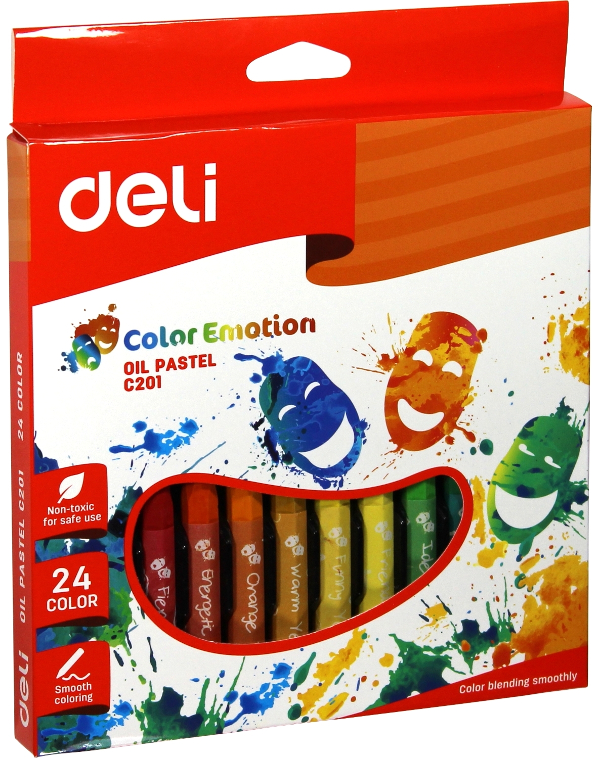 Download Oil Pastel Deli Color Emotion 24 Colors · Stationery