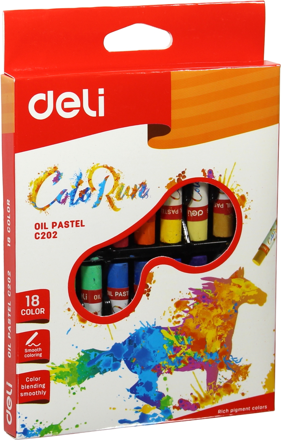 Download Oil Pastel Deli Stationery ColoRun 18 Colors · Stationery