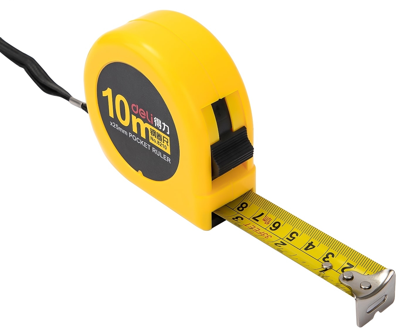 Pocket Tape Ruler Deli 10m · Stationery